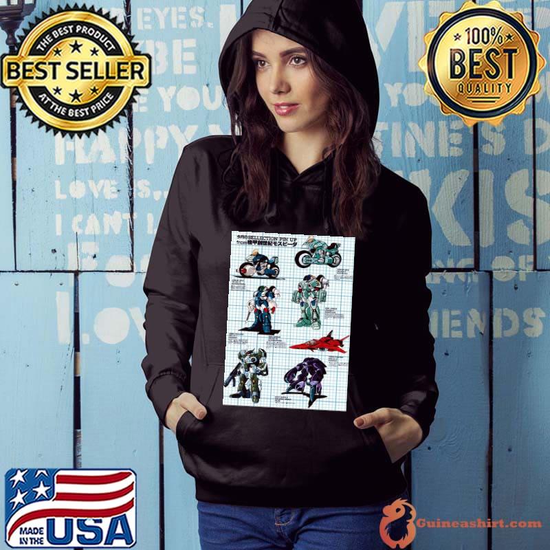 Robotech Type Shirt Hoodie