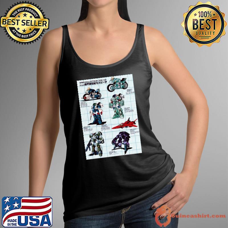 Robotech Type Shirt Tank Top