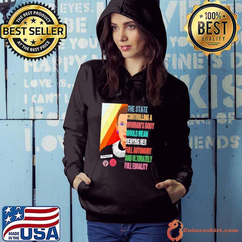 Ruth bader ginsburg my body my choice pro choice protect roe Hoodie