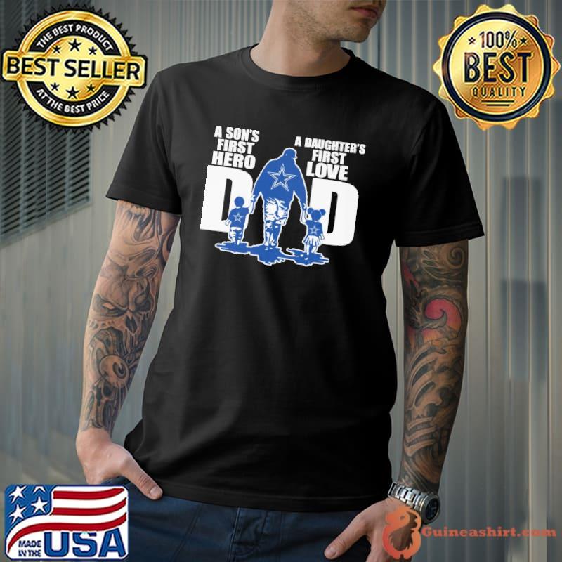 S Son's First Hero Dad Cowboy Shirt