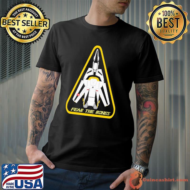 Skull Squadron Triangle Fear The Bones Shirt
