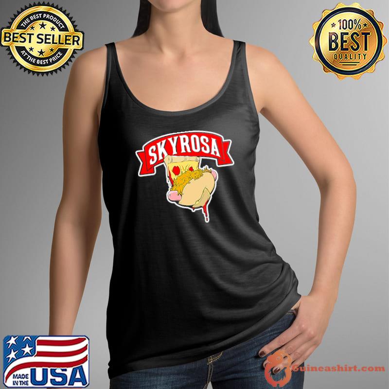 Skyrosa Pizza Sticker Tank Top