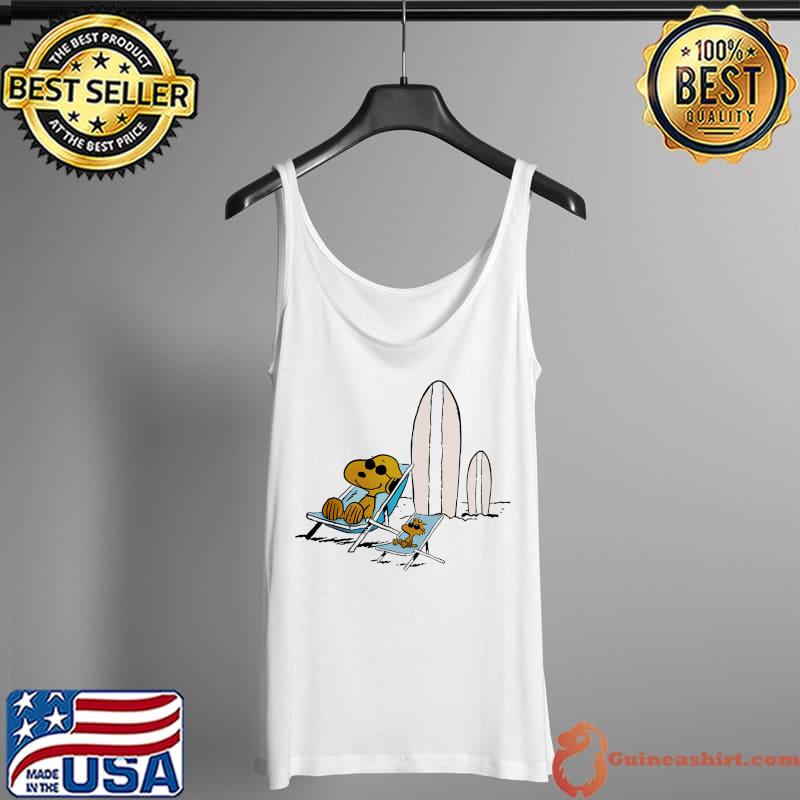 Snoopy woodstock sunbathing sup Tank Top