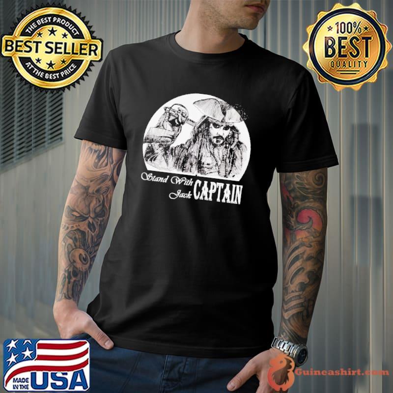 Stand with Jack Sparrow captain vintage shirt