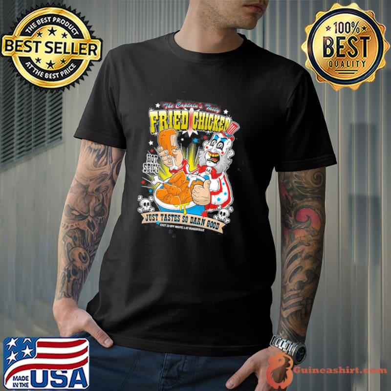Tasty fried chicken spaulding captain shirt