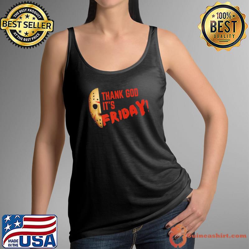 Thank god it's friday friday the 13th jason voorhees crystal lake Tank Top