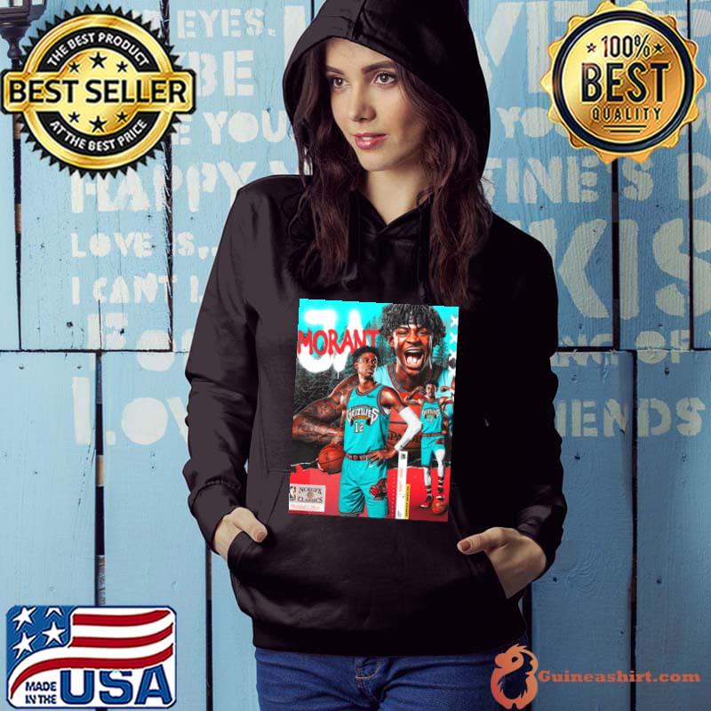 The goat ja morant memphis design Hoodie