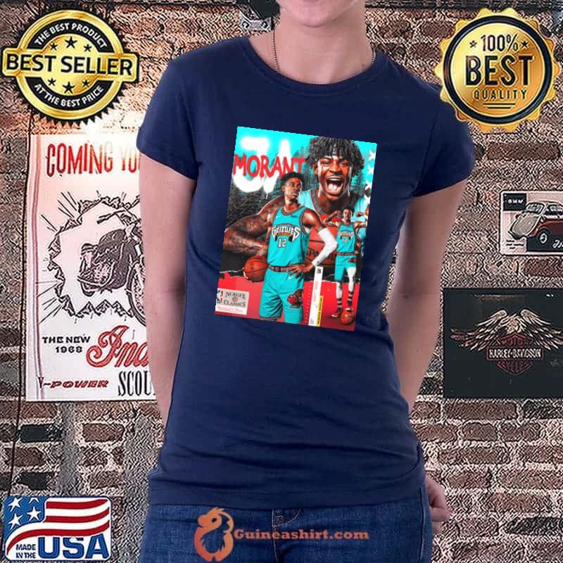 The goat ja morant memphis design Ladiestee