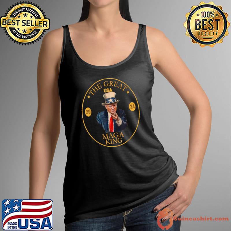 The Great USA Maga King Uncle Trump Republican T-Shirt Tank Top