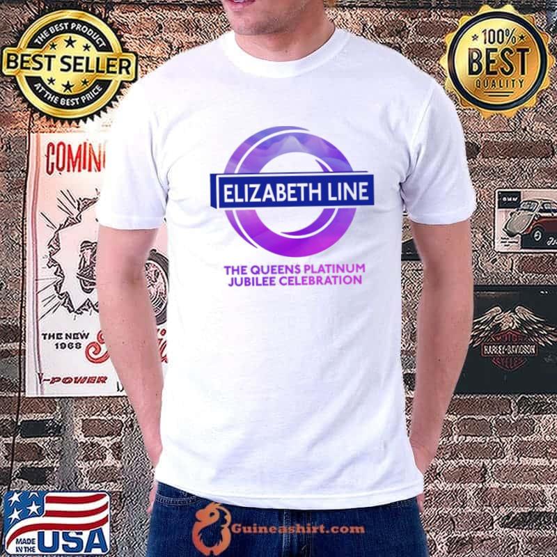 The queens platinum jubilee celebration elizabeth line shirt
