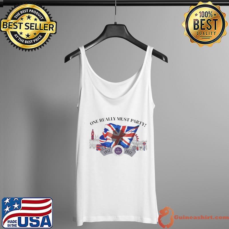 Time to party 1952 2022 platinum jubilee s Tank Top