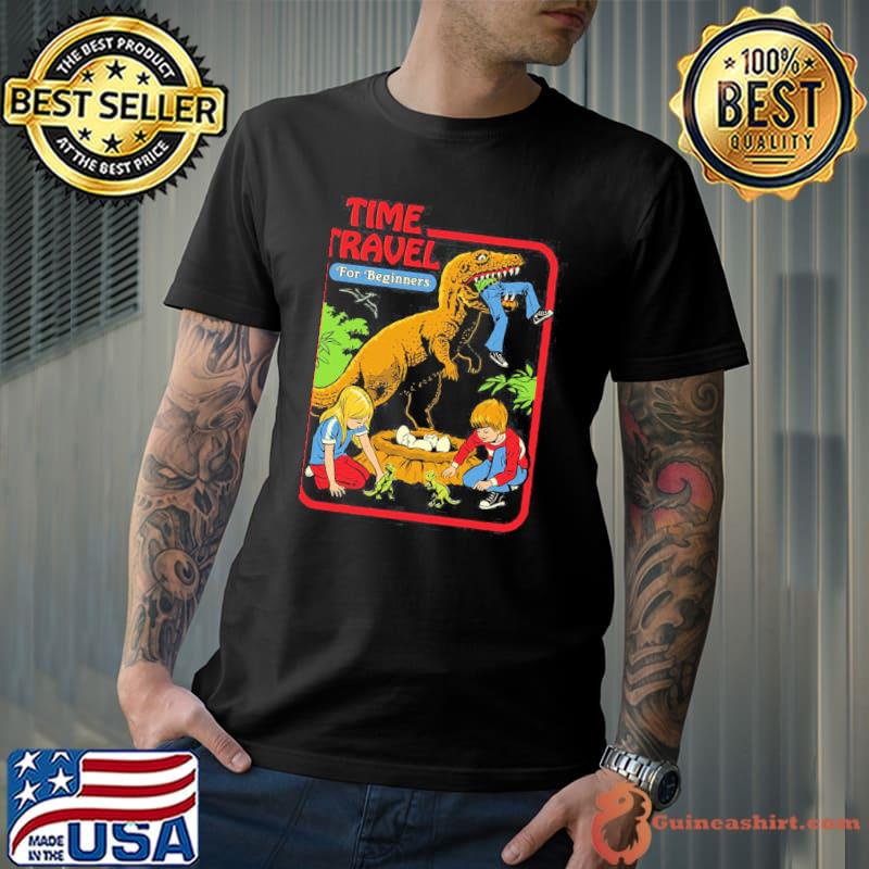 Time travel for beginners vintage kids art shirt