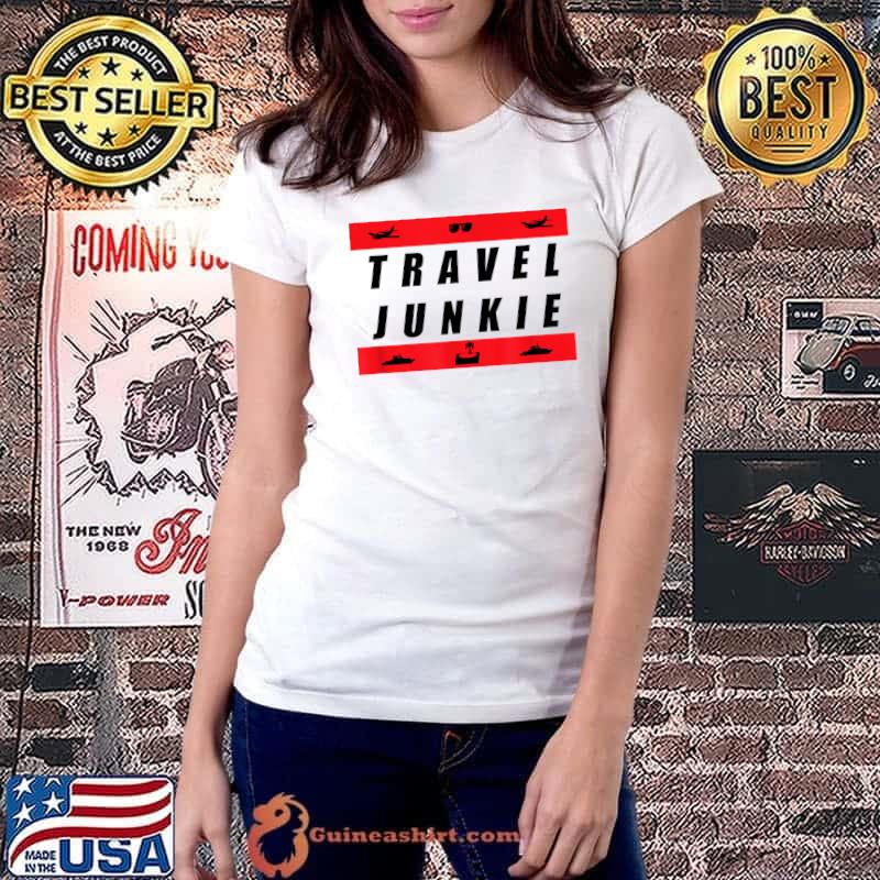 Travel Junkie T-Shirt Ladiestee