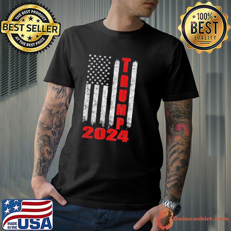 Trump 2024 America Flag Shirt
