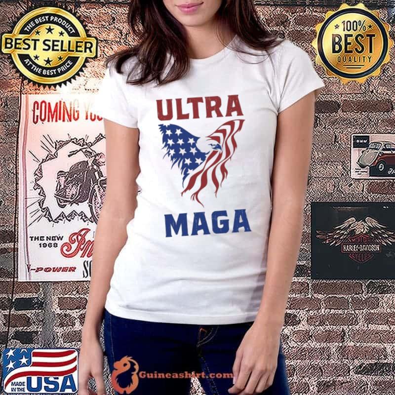 Ultra Maga Eagle America Flag Shirt