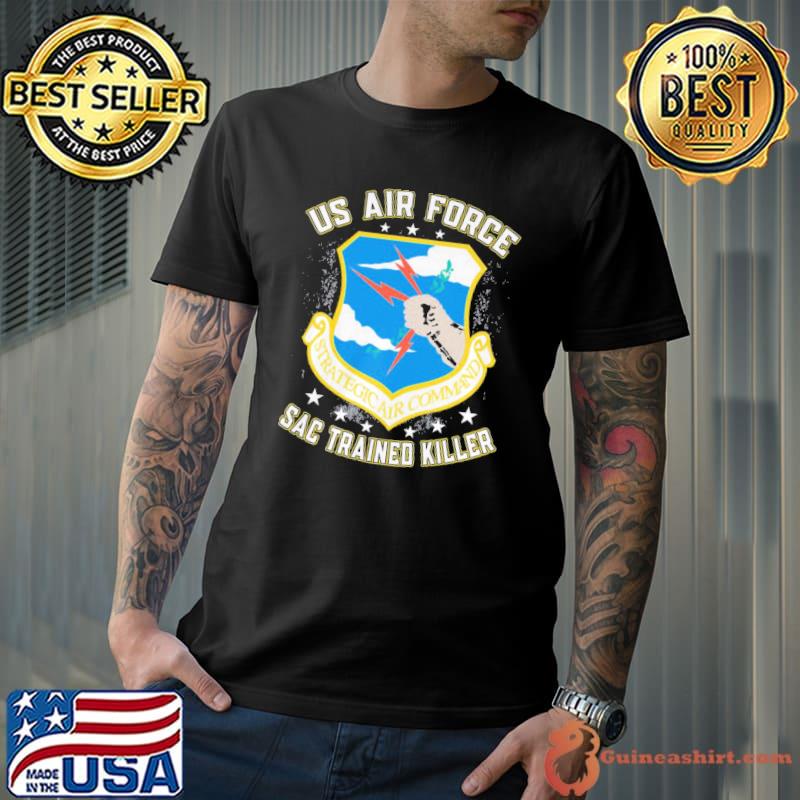 US Air Force Sac Trained Killer Strategic Air Command Shirt