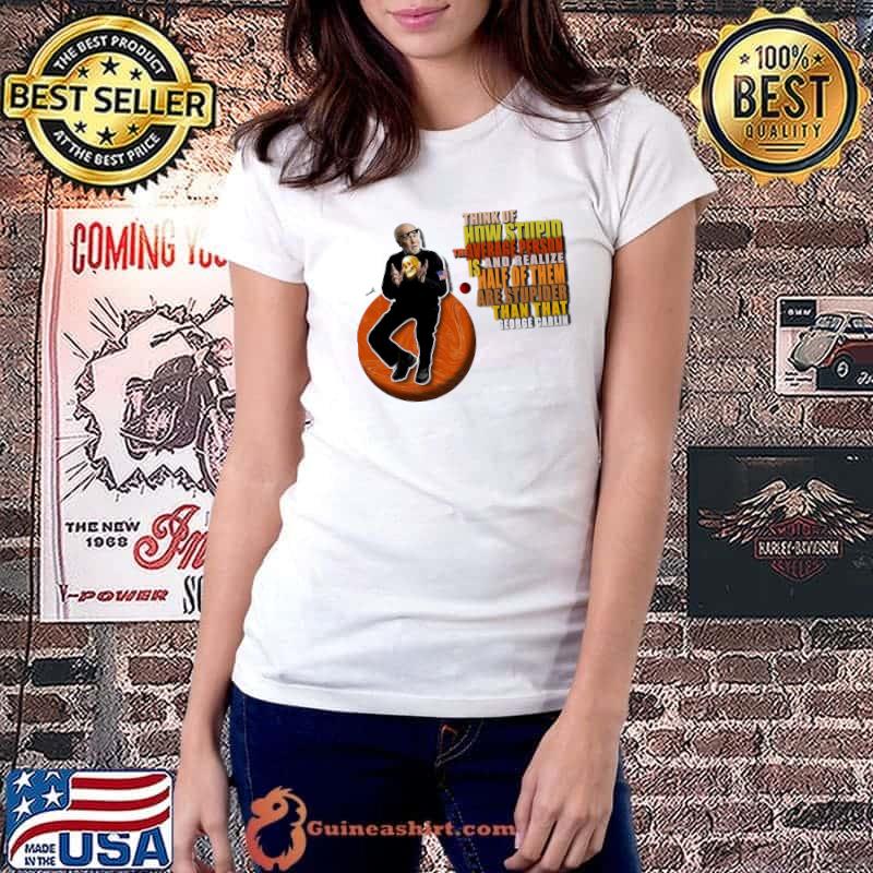 Vintage retro awesome comedian george carlin on stupid people s Ladiestee