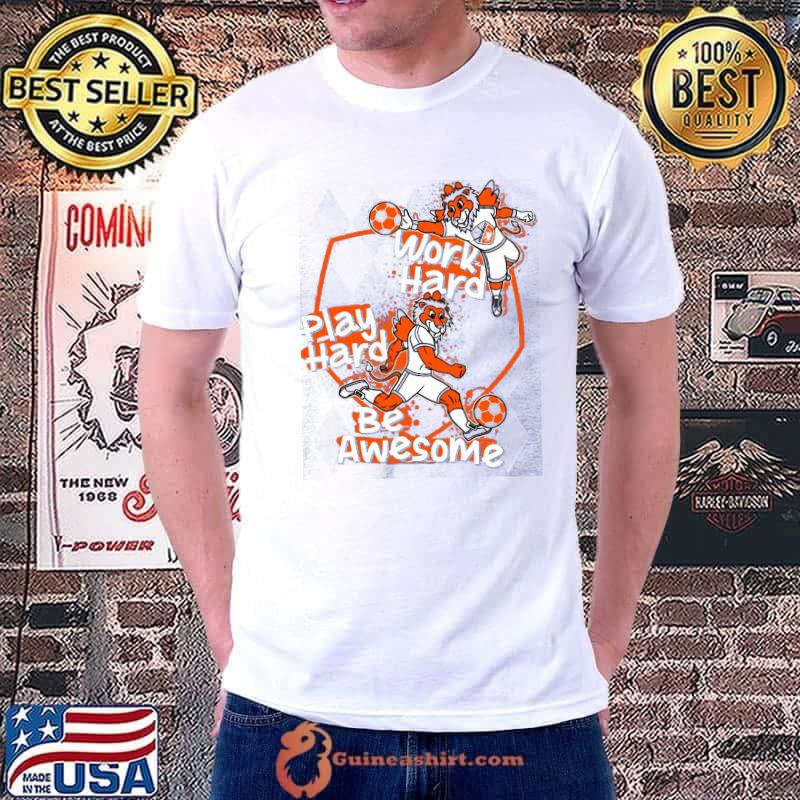 Work Hard Play Hard Be Awesome FC Cincinnati Youth Shirt