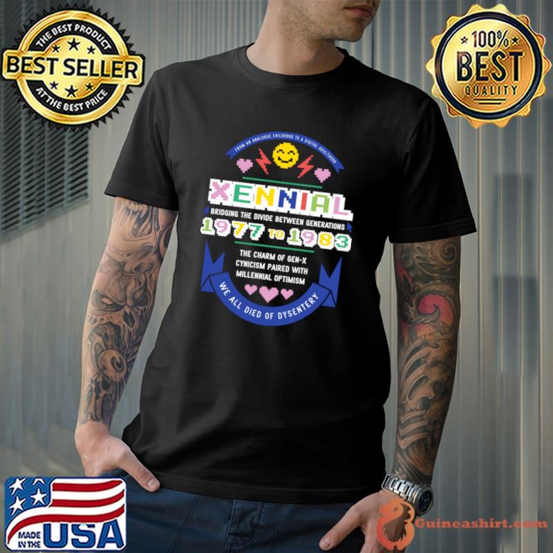 Xennial bridging the divide between generations Color Option T-Shirt