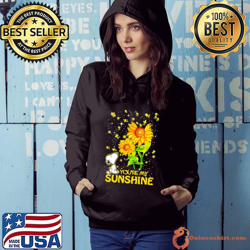 You're my sunshine snoopy woodstock sunflower Hoodie