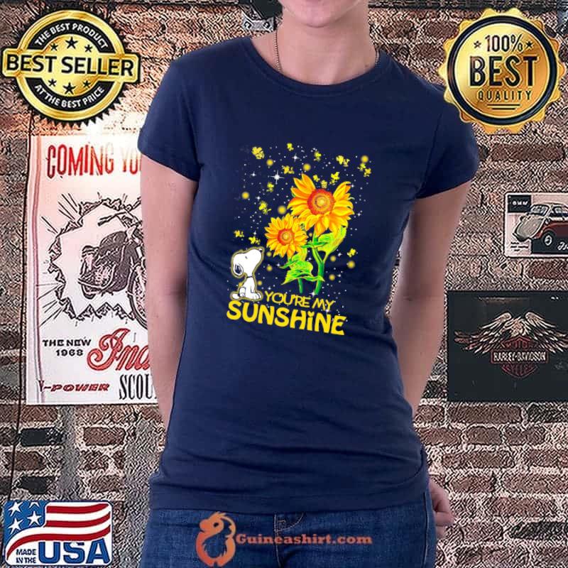 You're my sunshine snoopy woodstock sunflower Ladiestee