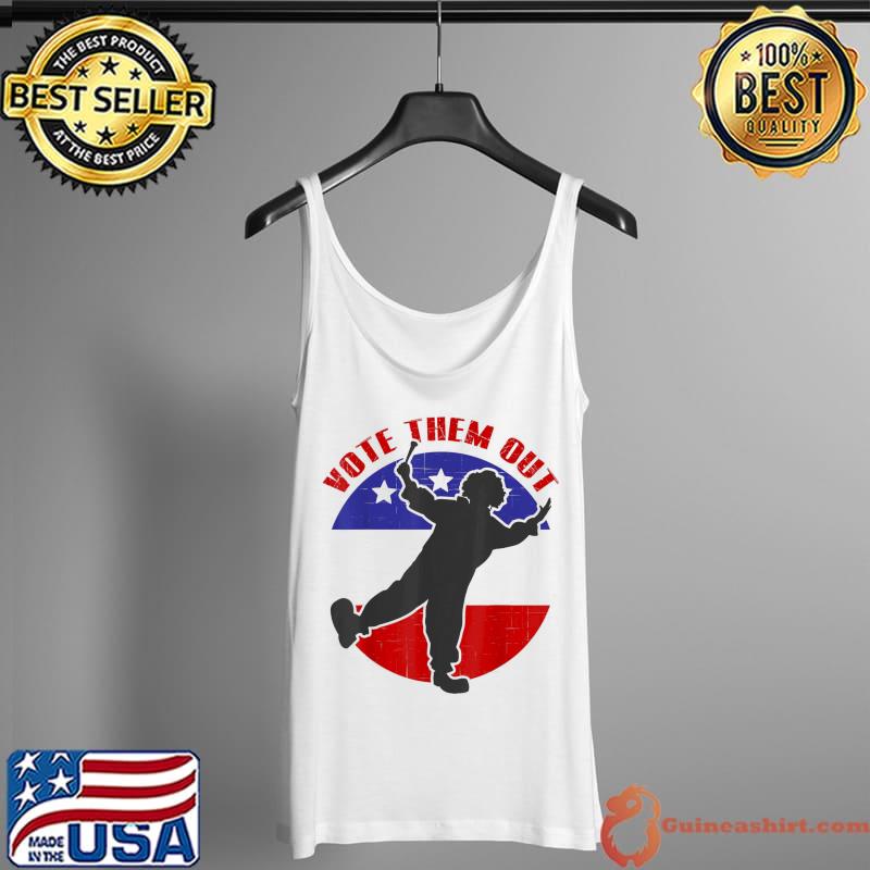 2022 election republican red democrat blue vote clown out s Tank Top