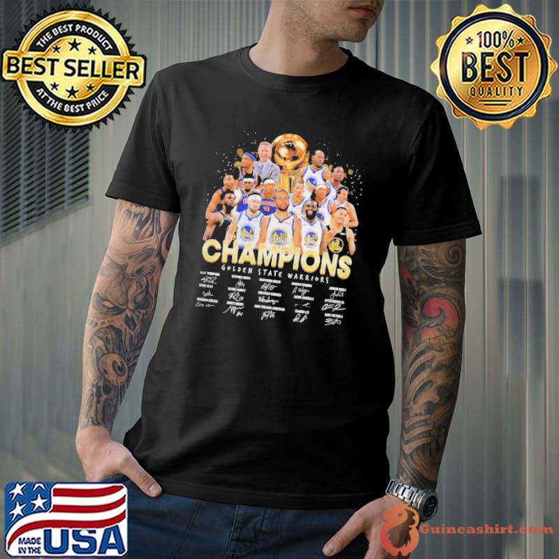 2022 NBA champions golden state warriors basketball team signatures s Unisex