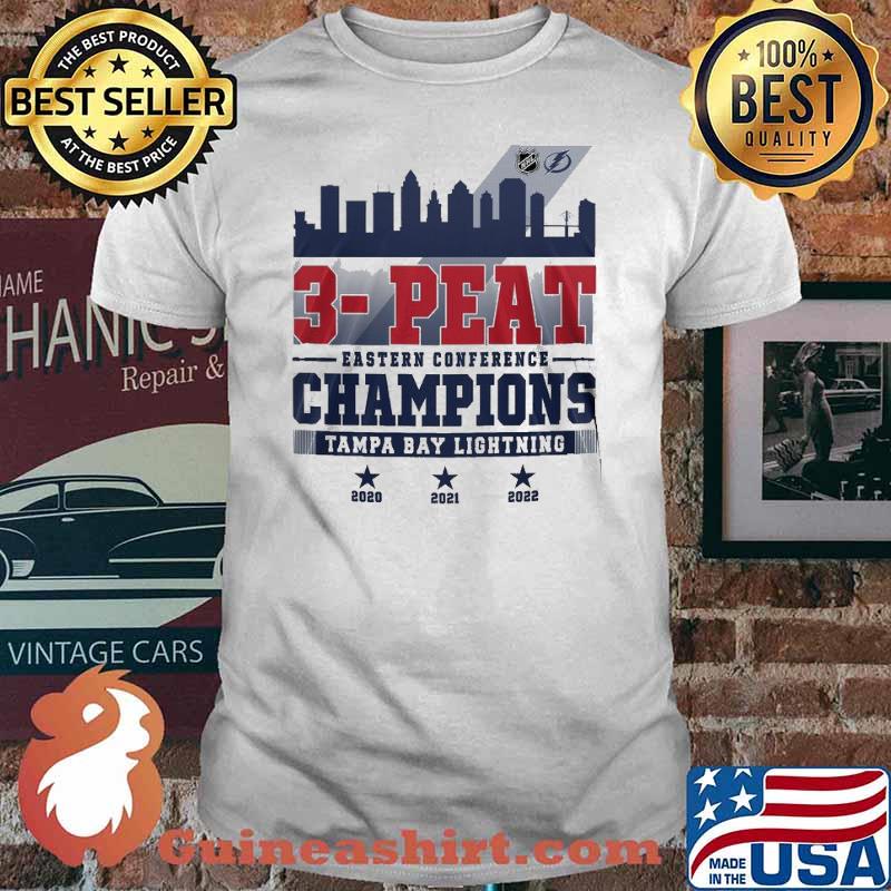 3 PEat Eastern Conference Champions Tampa Bay Lightning Shirt