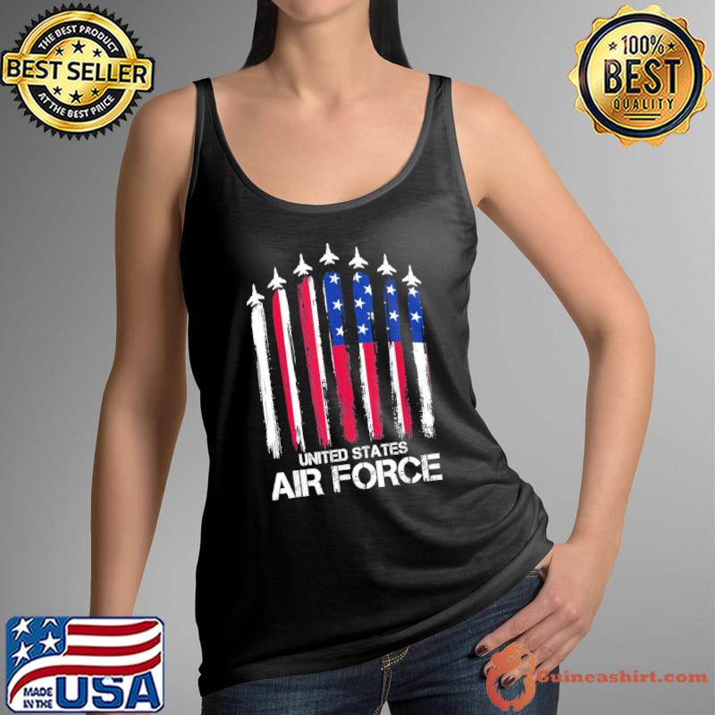Air force us veterans American flag 4th of july patriotic s Tank Top