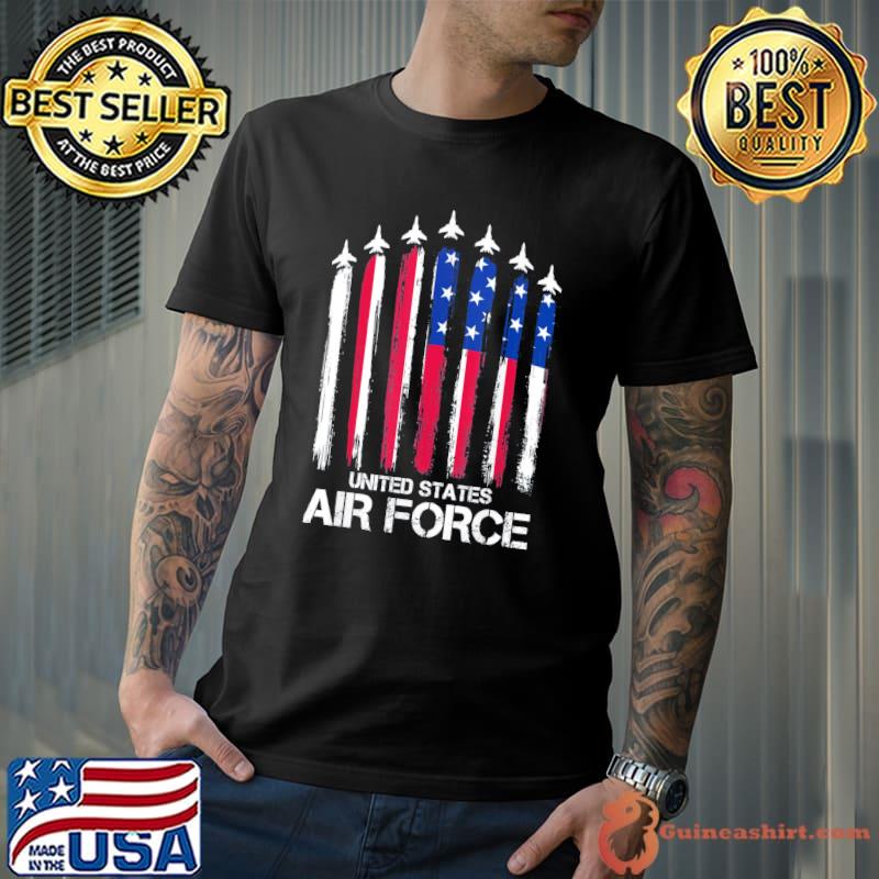 Air force us veterans American flag 4th of july patriotic s Unisex