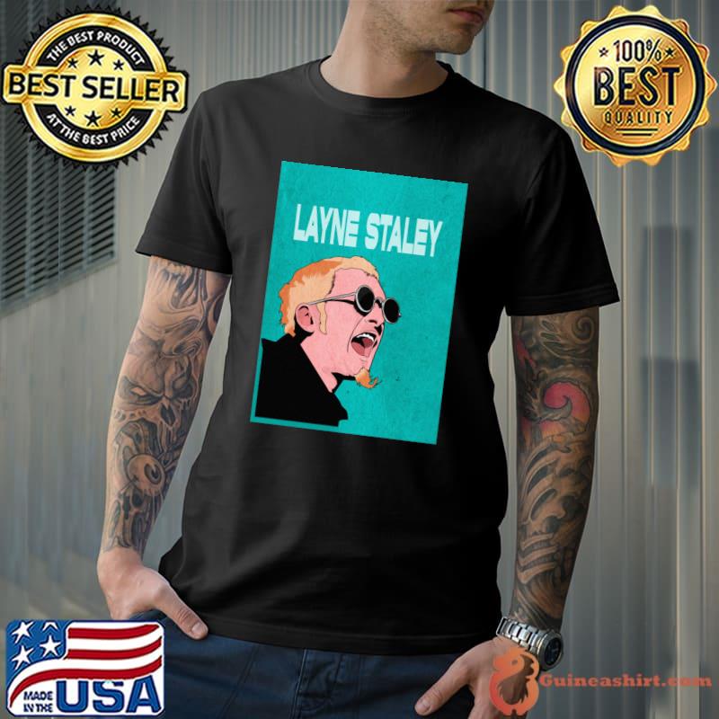 Alice In Chains s layne staley Poster Grunge Music Sticker Classic Classic T-Shirt