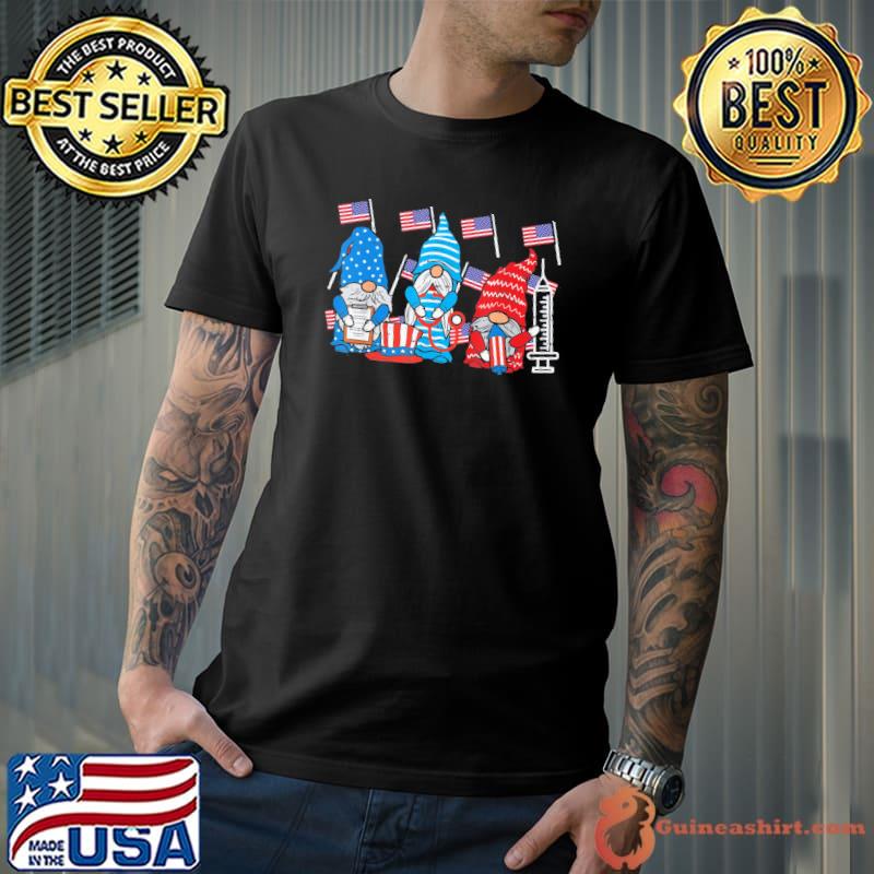 American gnomes nurse 4th of july scrub top patriot s Unisex
