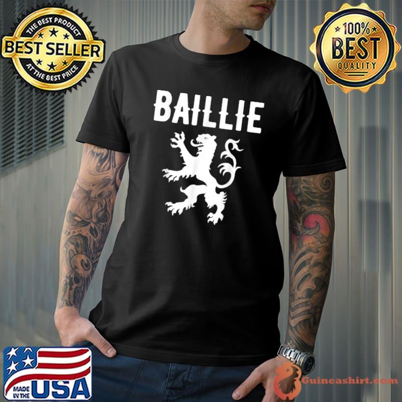 Baillie Clan Scottish Family Name Scotland Heraldry T-Shirt Unisex