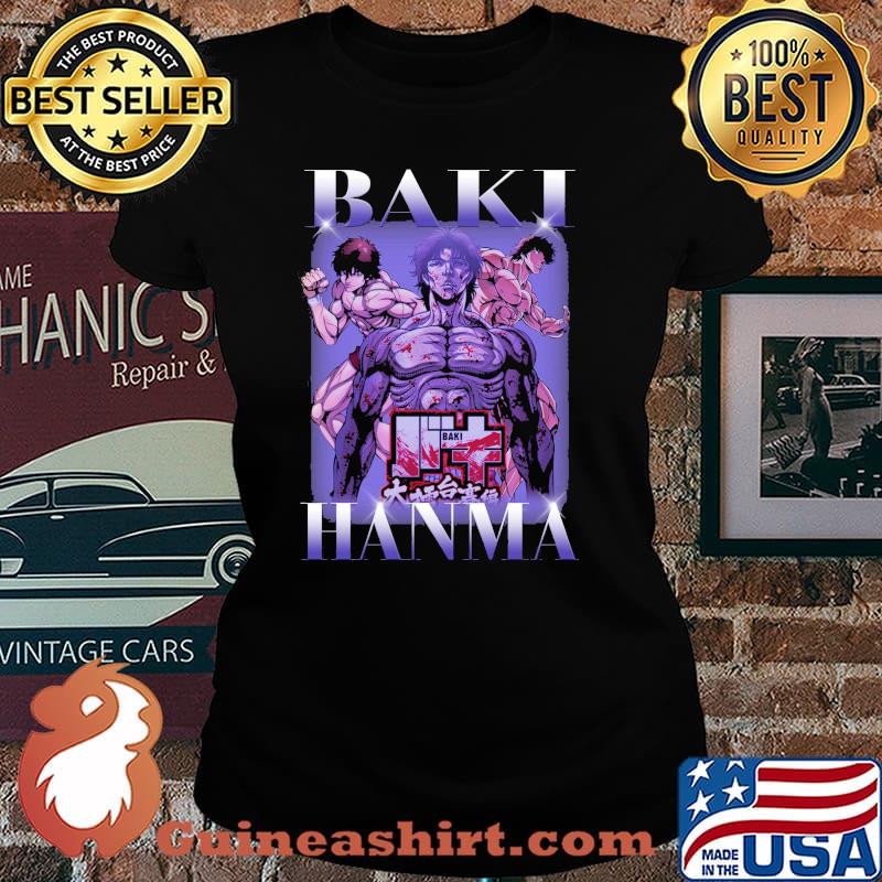 BakiI the grrappler anime hanmma manga yujiro shirt