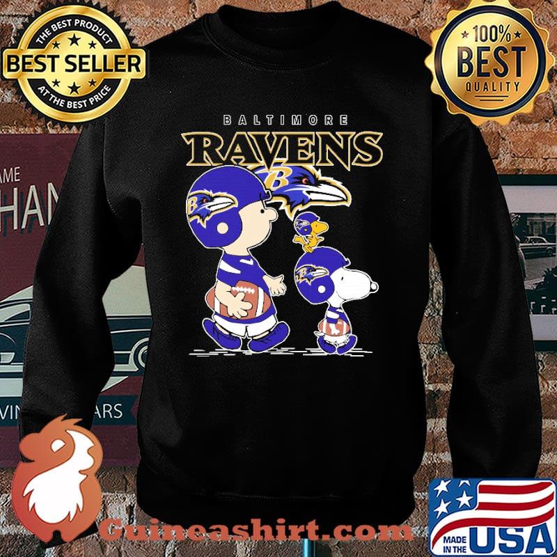 Baltimore ravens let's play Football together Snoopy NFL shirt -  Guineashirt Premium ™ LLC