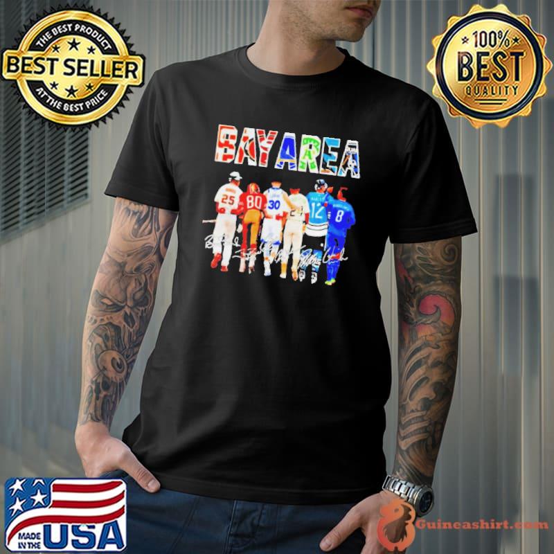 Bay area sports teams players shirt
