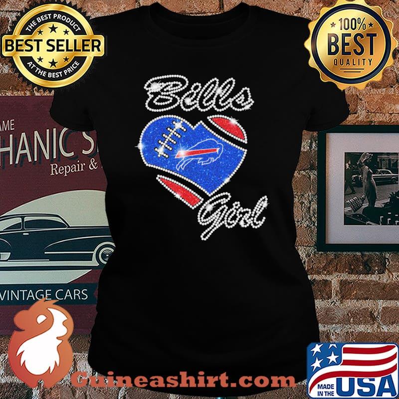 Bills Girls Heart Shirt Laides tee