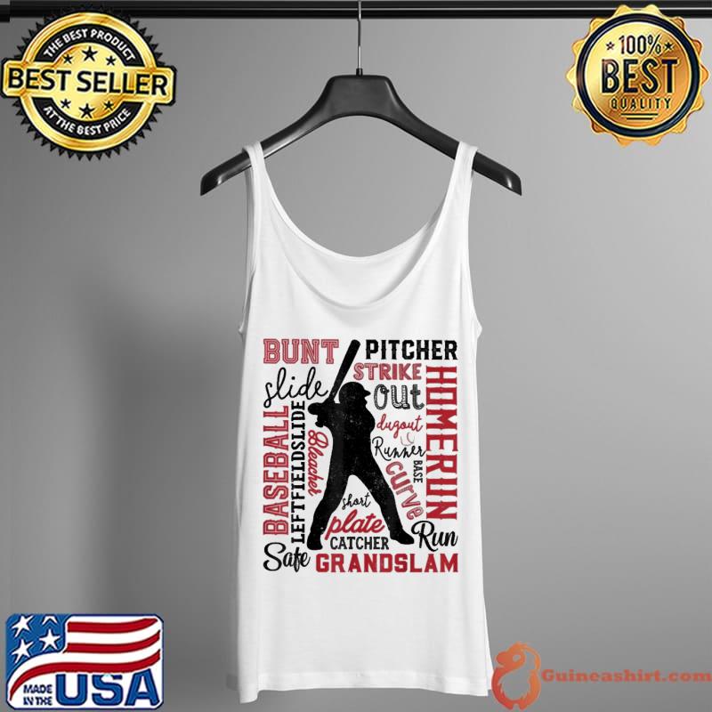 Bunt Slide Baseball Homerun Shirt Tank Top