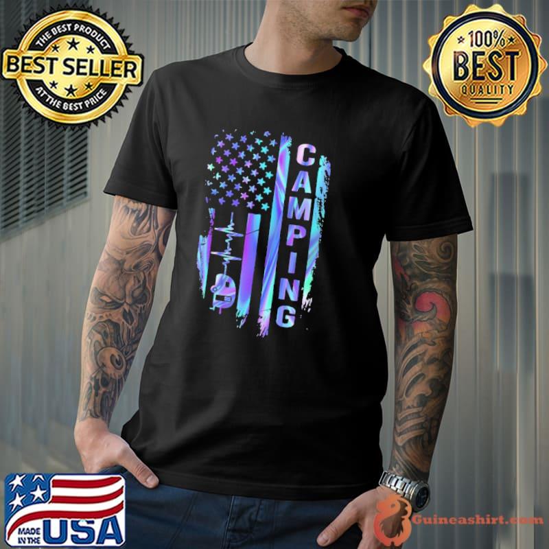 Camping Flag hologram Shirt
