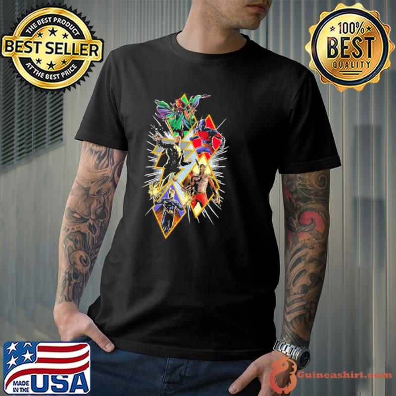 Characters black adam shirt