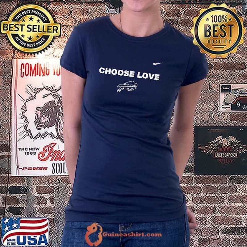 Choose Love Buffalo Bills Shirt, Buffalo Bills Choose Love Unisex