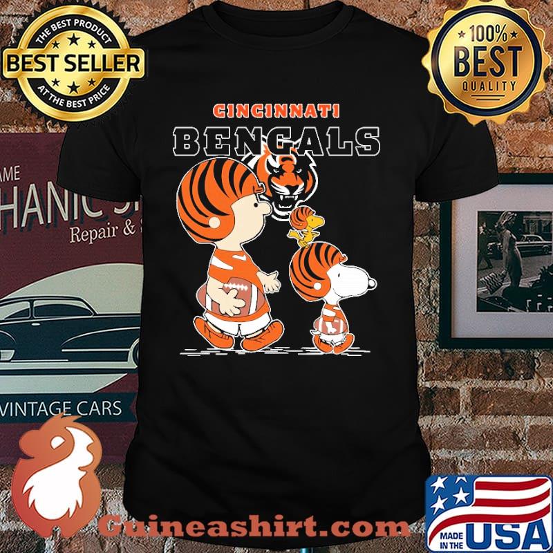 Best cincinnati Bengals Let's Play Football Together Snoopy