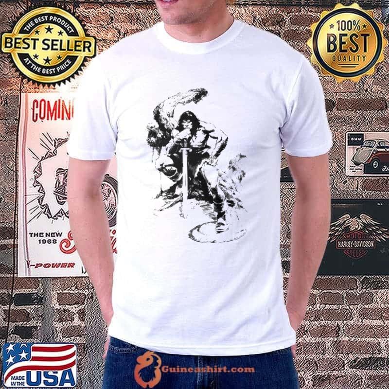 Conan The Barbarian And Sword Shirt