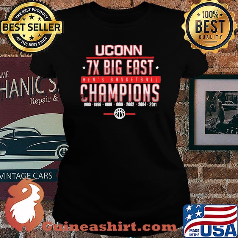 Connecticut huskies 7x big east men's basketball champions shirt