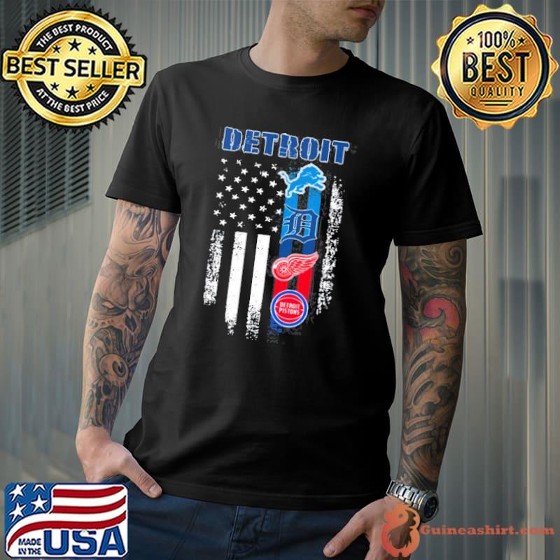 Detroit Flag Shirt Unisex