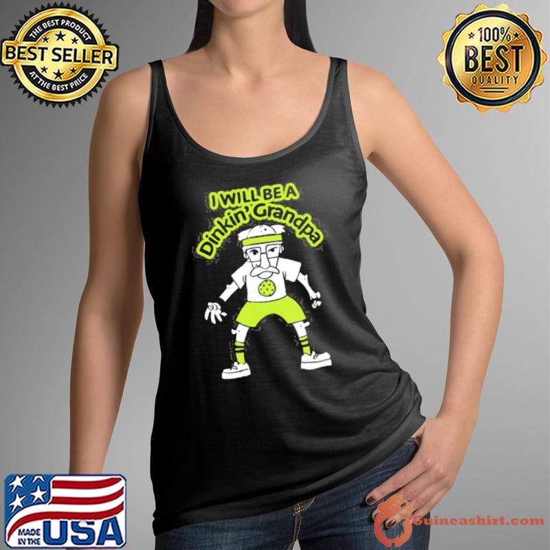 Dinkin' grandpa pickleball design s Tank Top