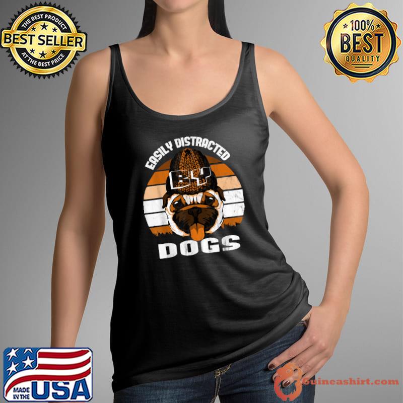 Easily distracted by dogs vintage sunset T-Shirt Tank Top