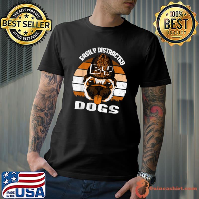 Easily distracted by dogs vintage sunset T-Shirt Unisex
