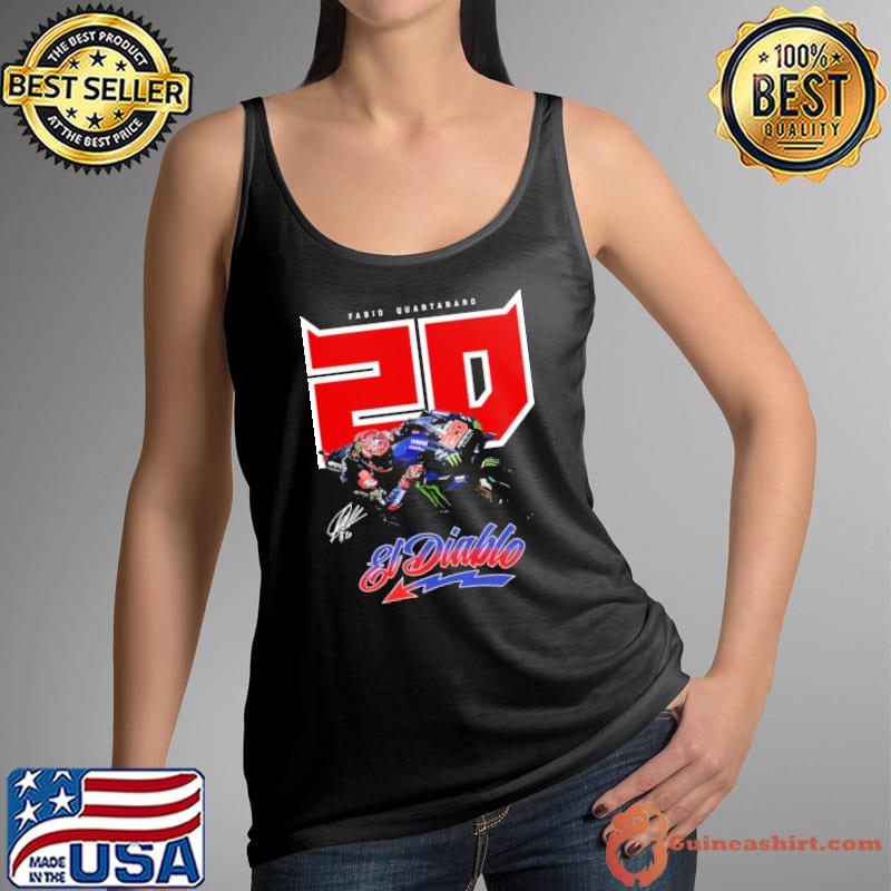 Fabio Quartararo 20 El Diablo Signature Shirt Tank Top