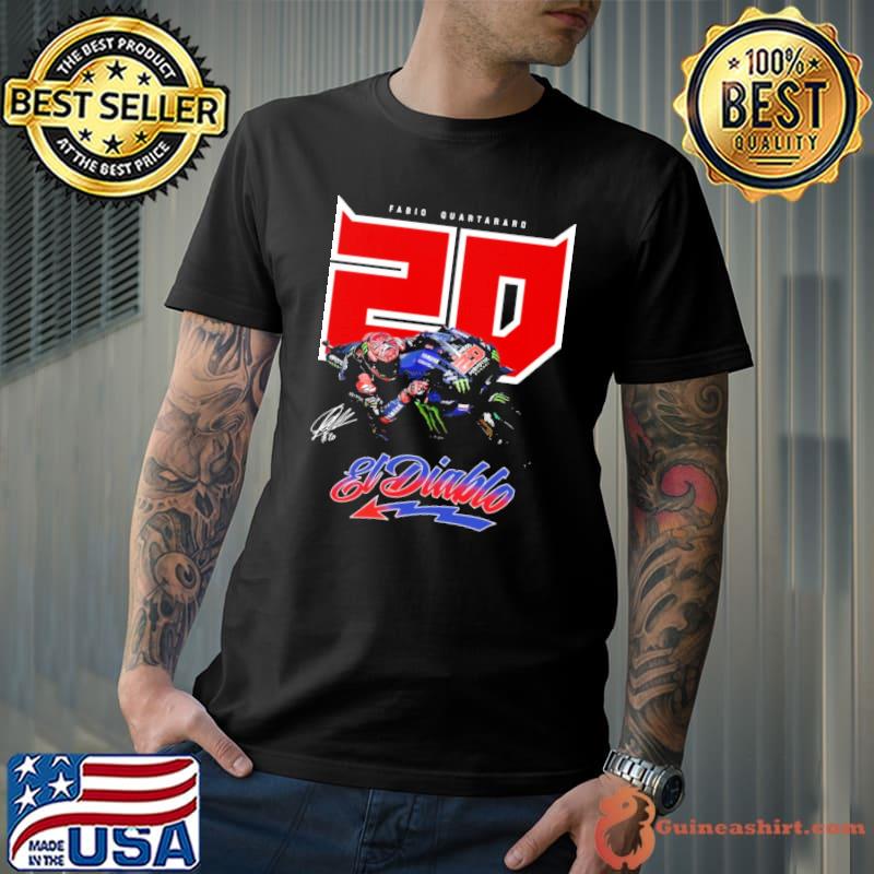 Fabio Quartararo 20 El Diablo Signature Shirt Unisex